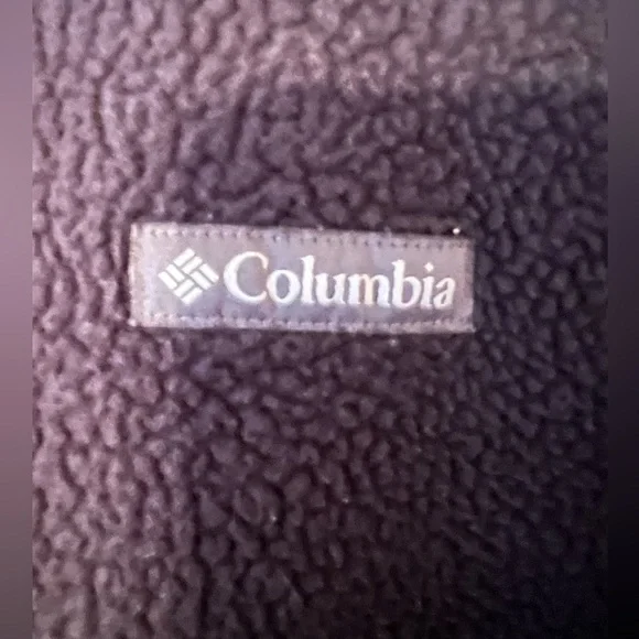 Columbia Black Fleece Jacket Size Large - Picture 6 of 11